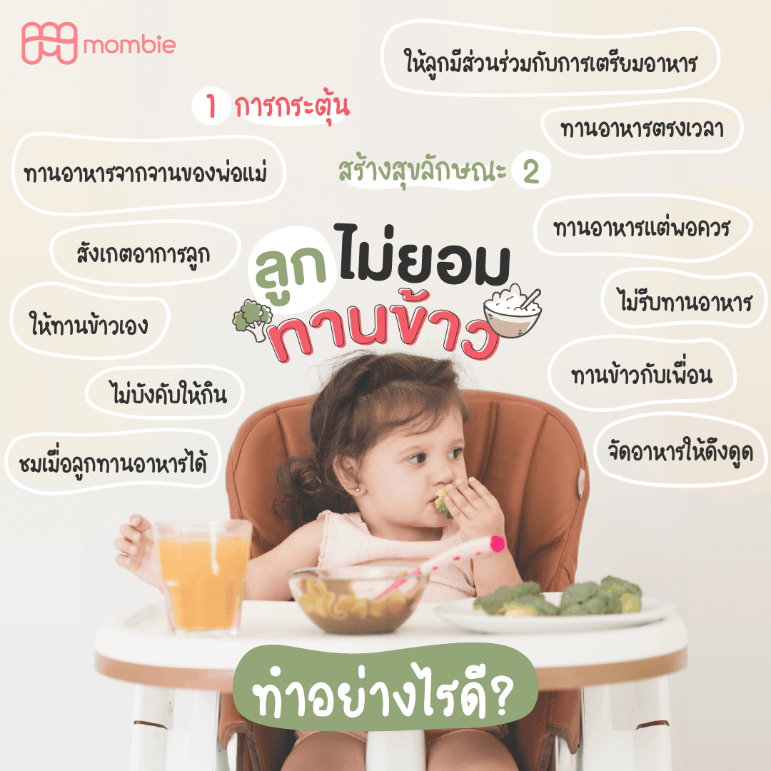 เมื่อลูกไม่ยอมทานข้าว ทำอย่างไรดี?